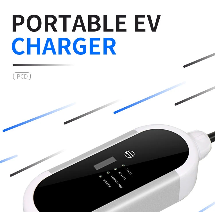 Type 2 IEC 62196 EV Portable Electric Vehicle Charging Station with CE Certificate