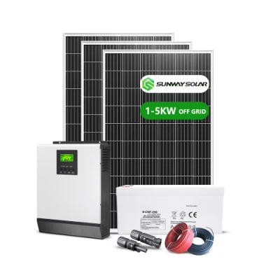 Sistema a energia solare Offgrid Sistema a energia solare completo da 5 kW Prodotti correlati all'energia solare domestica